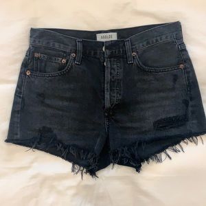 Agolde Parker shorts in vortex size 25